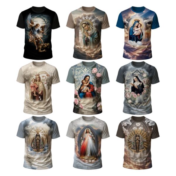 Pack de Camisetas Religiosas - Imagem 2