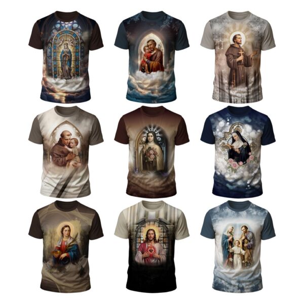 Pack de Camisetas Religiosas - Imagem 3