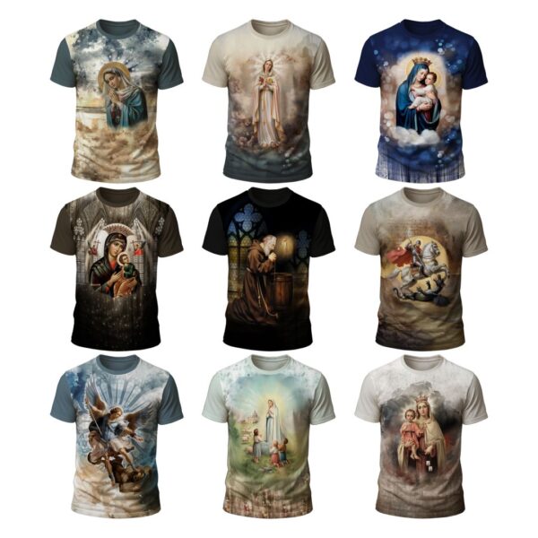 Pack de Camisetas Religiosas - Imagem 4