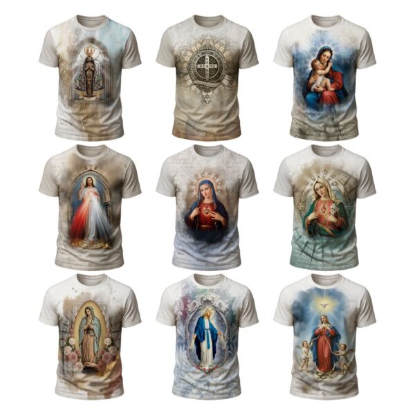 Pack de Camisetas Religiosas - Imagem 5