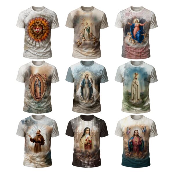 Pack de Camisetas Religiosas - Imagem 6
