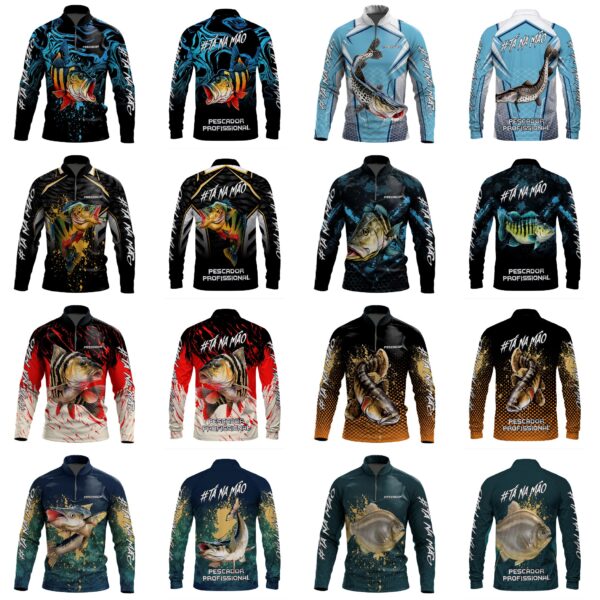 Pack de Camisetas de Pesca - Imagem 4
