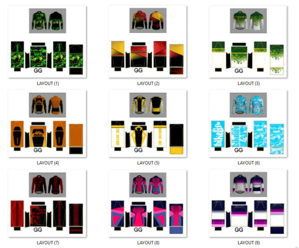 Pack de Camisetas de Ciclismo - Imagem 13